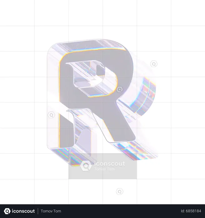 R  3D Icon