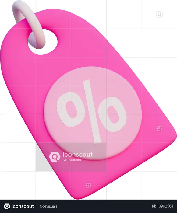 Rabatt-Tag  3D Icon
