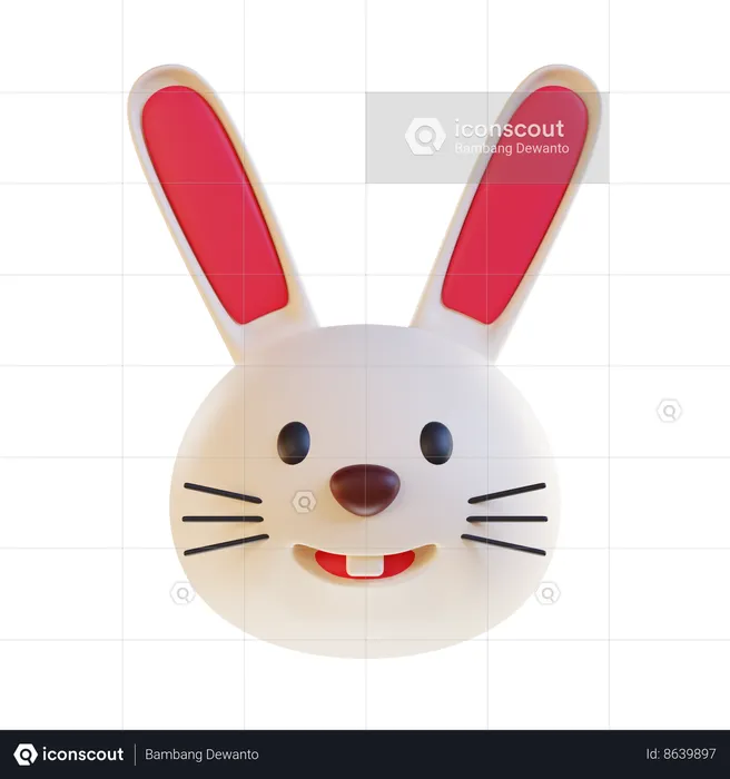 Rabbit  3D Icon