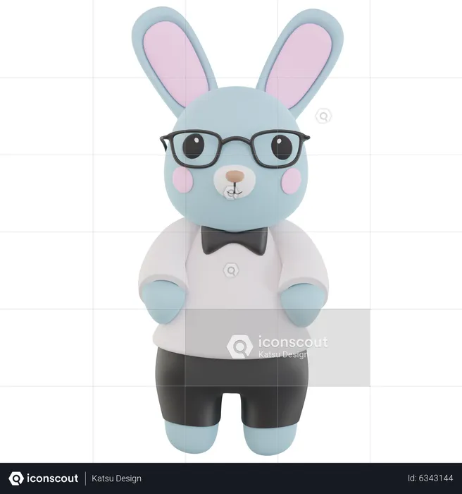 Rabbit  3D Icon