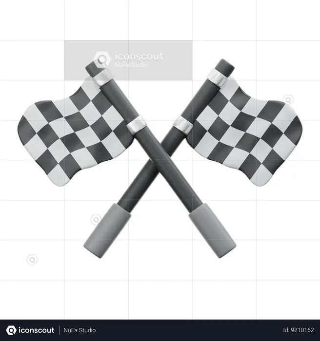 Race Flag  3D Icon