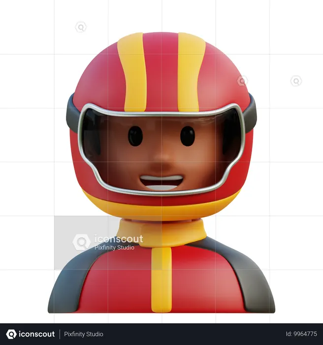 Racer  3D Icon