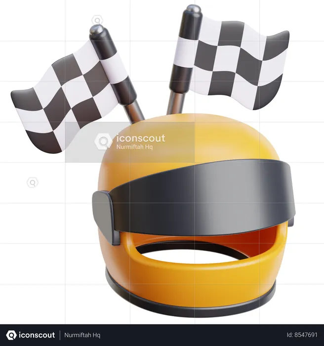Racing  3D Icon