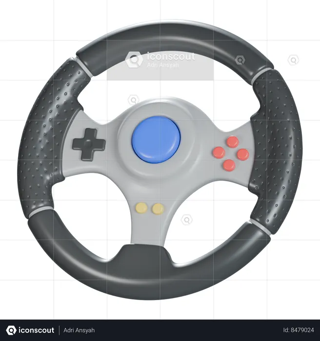 Racing game  3D Icon