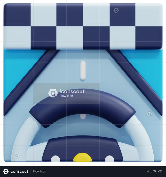 Racing Game  3D Icon