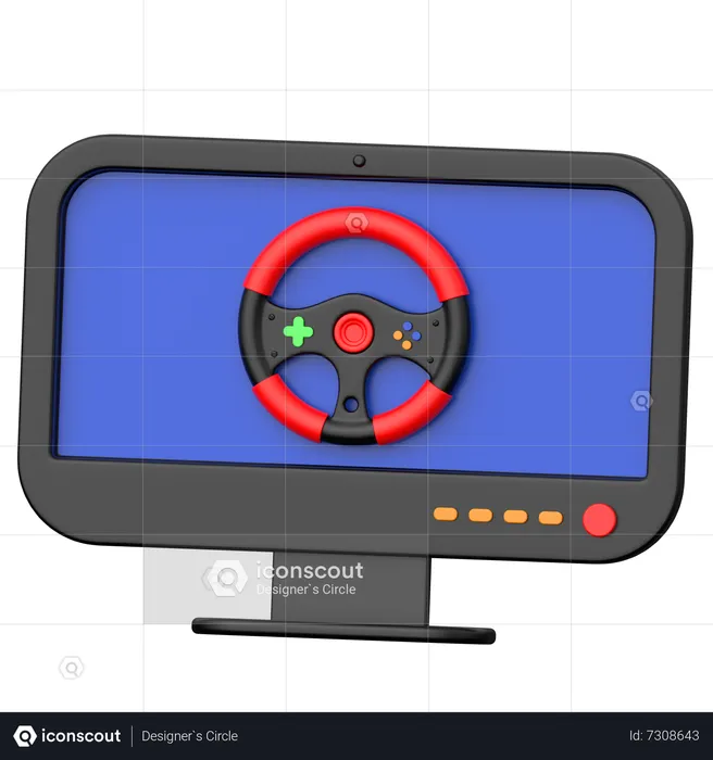Racing Game  3D Icon