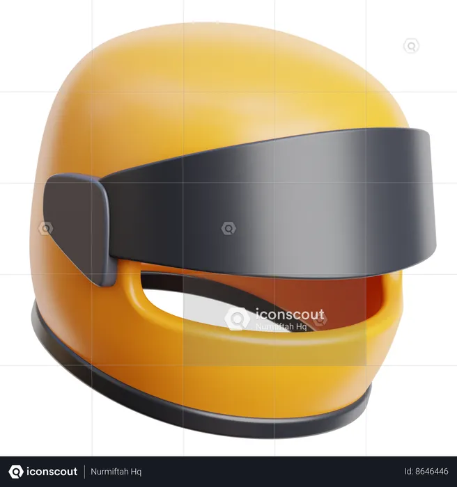 Racing Helmet  3D Icon