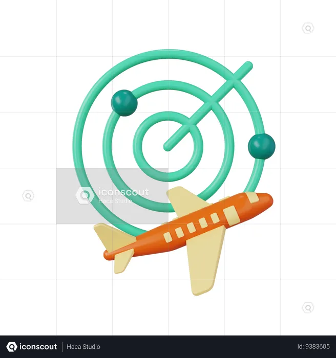 Radar  3D Icon