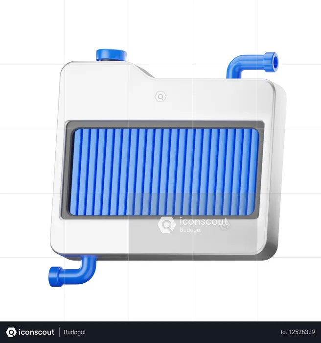 Radiador  3D Icon