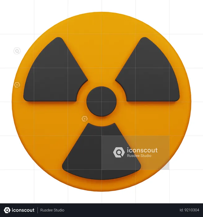 Radiation  3D Icon