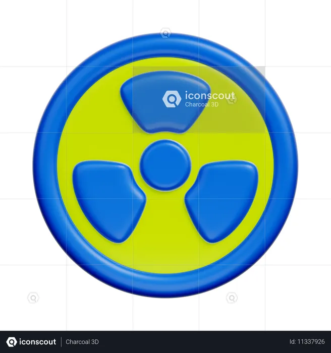 Radiation  3D Icon