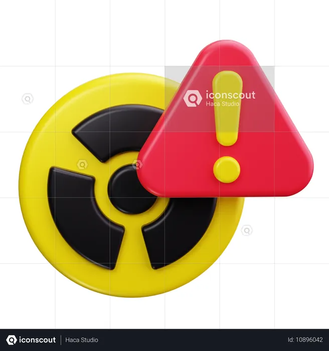 Radiation  3D Icon