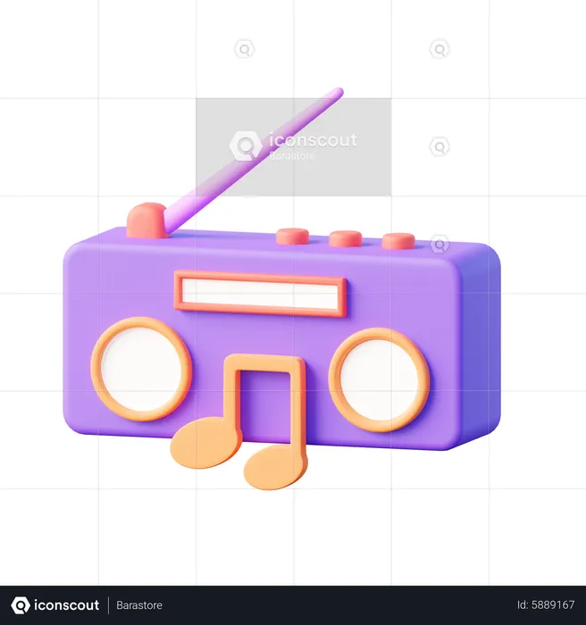 Premium Radio 3D Icon download in PNG, OBJ or Blend format Premium Radio 3D Icon download in PNG, OBJ or Blend format