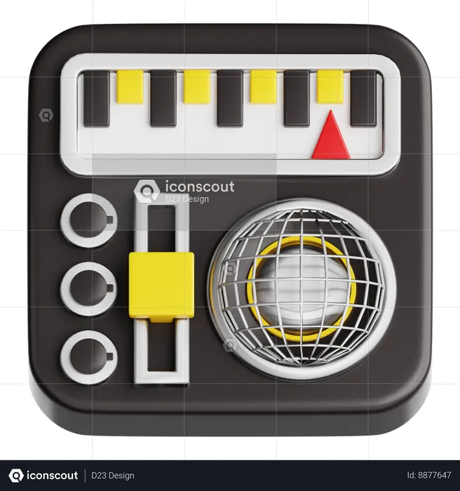 Radio Control  3D Icon