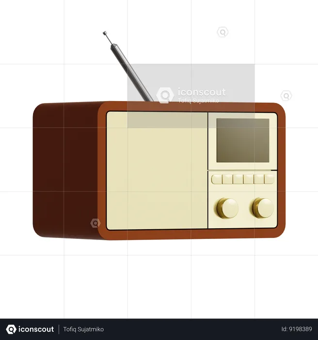 Radio FM  3D Icon