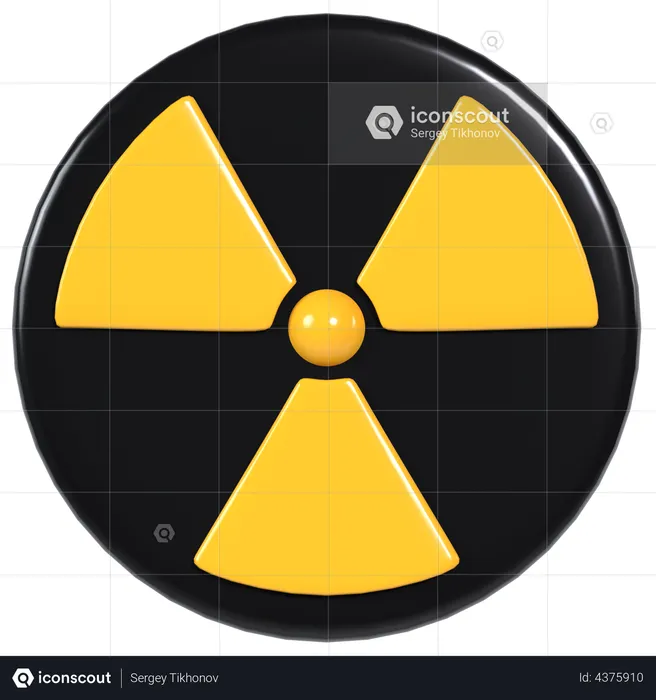 Radioactive  3D Illustration