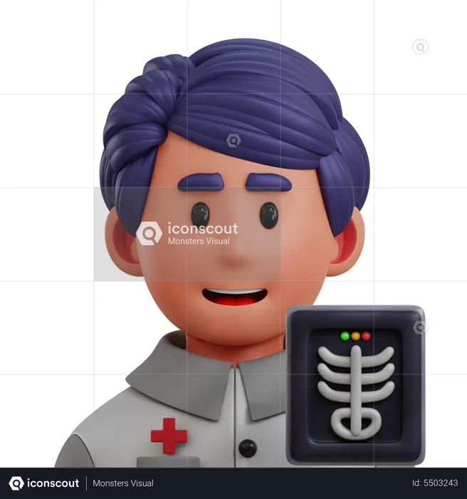 Radiologist  3D Icon