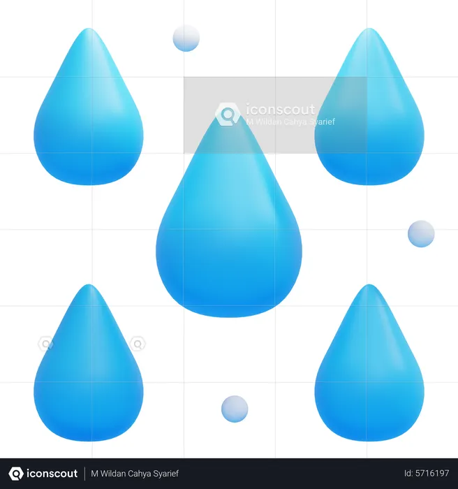 RAIN  3D Icon