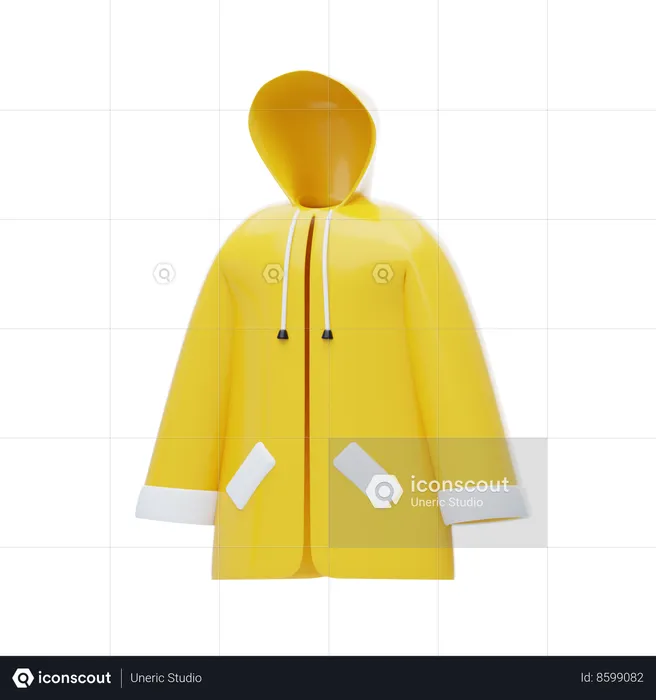 Rain Coat  3D Icon