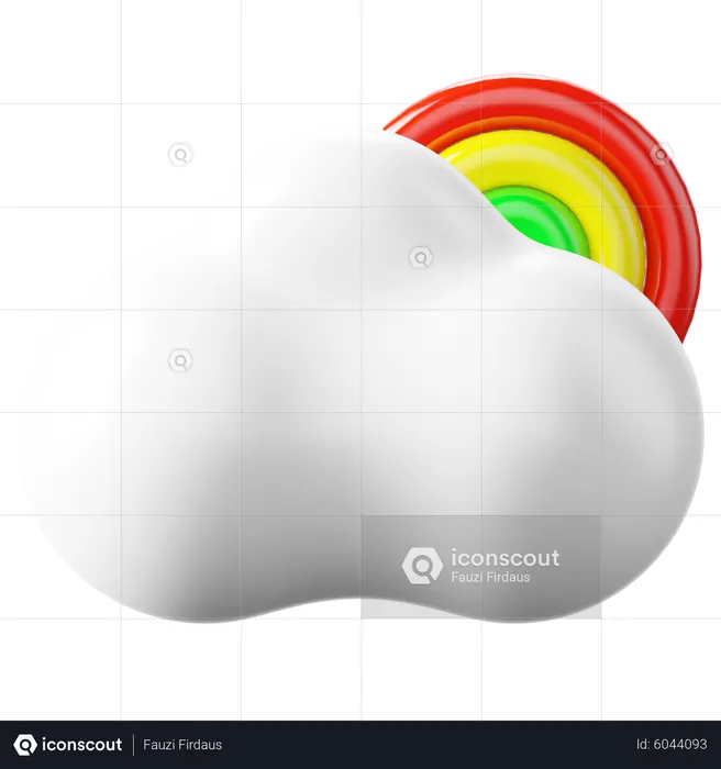 Rainbow  3D Icon