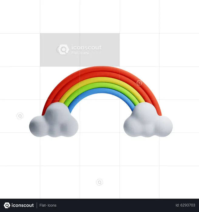 Rainbow  3D Icon