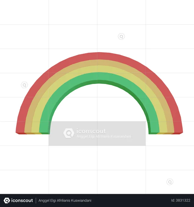 Rainbow  3D Illustration