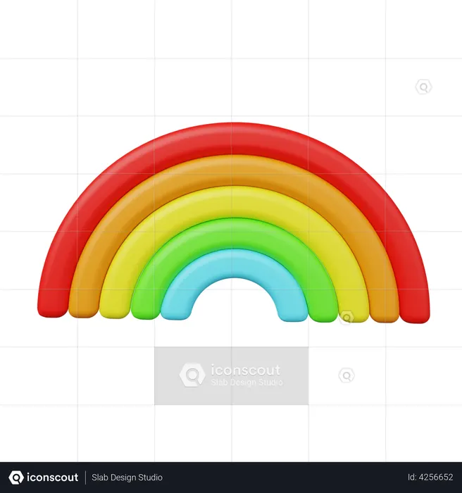 Rainbow  3D Illustration