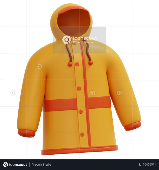 Raincoat  3D Icon