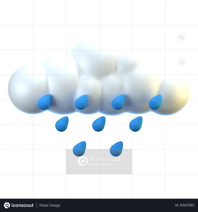 Rainy  3D Icon