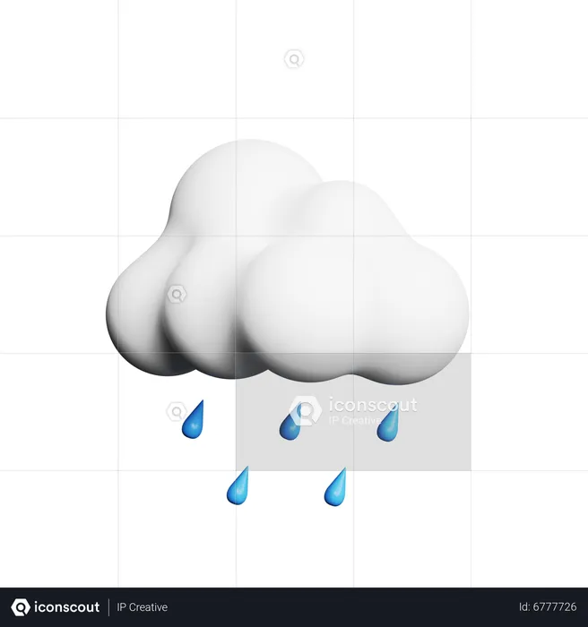 Rainy Day  3D Icon