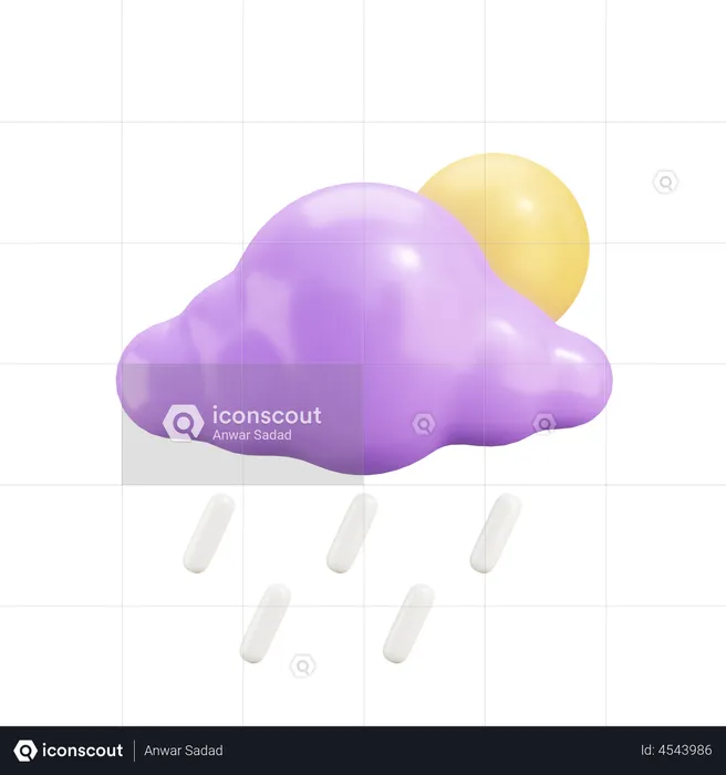Rainy Day  3D Illustration
