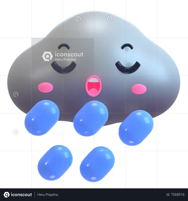 Rainy Season  3D Icon