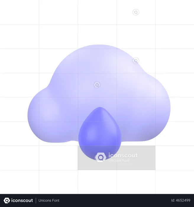 Rainy Weather  3D Icon