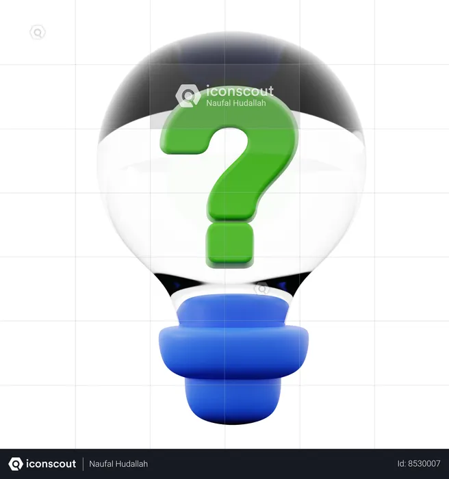 Raise Question  3D Icon