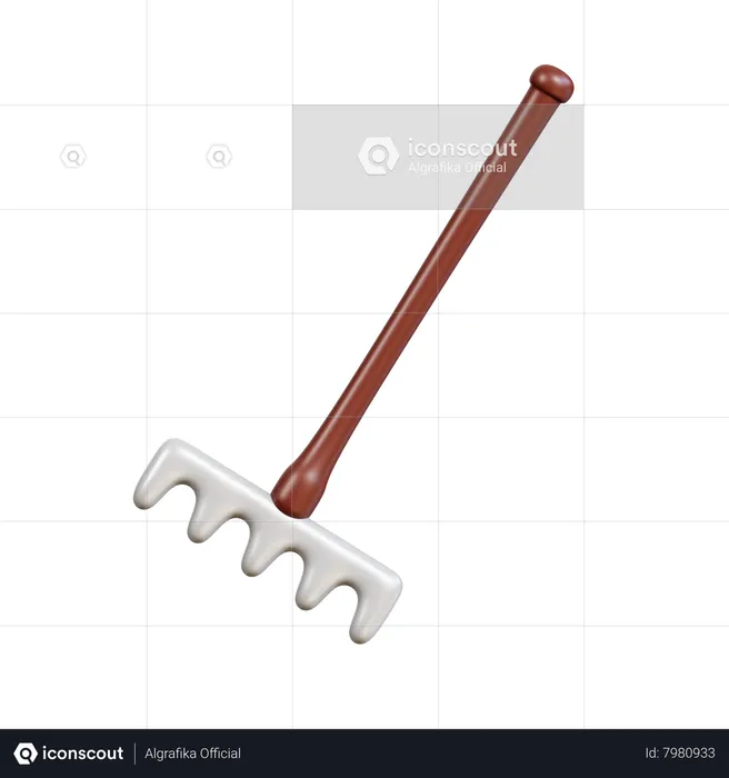 Rake  3D Icon