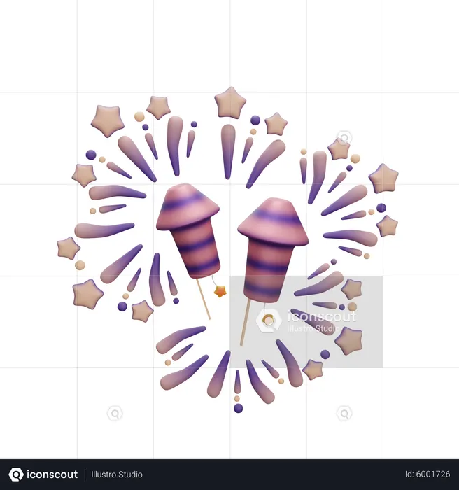 Raketencracker  3D Icon