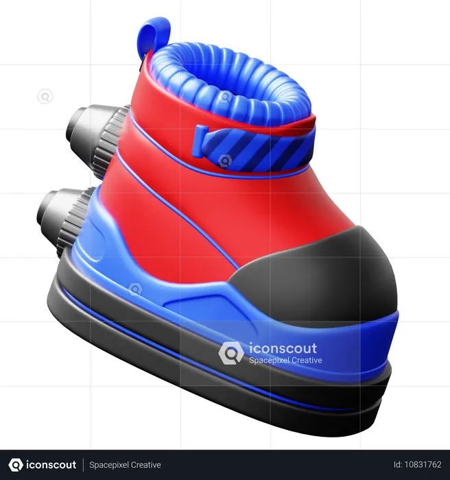 Raketenstiefel  3D Icon