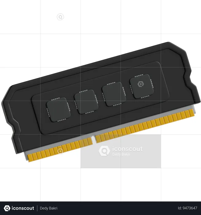 RAM  3D Icon