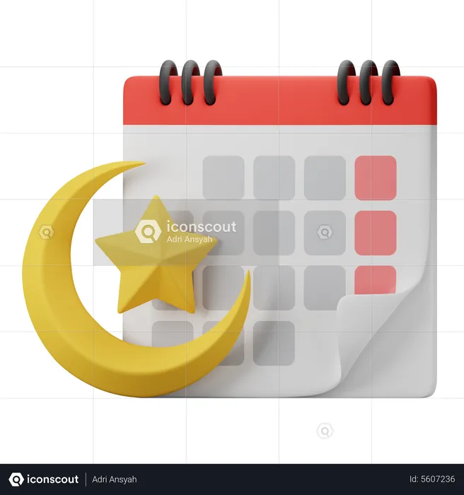 Ramadã  3D Icon