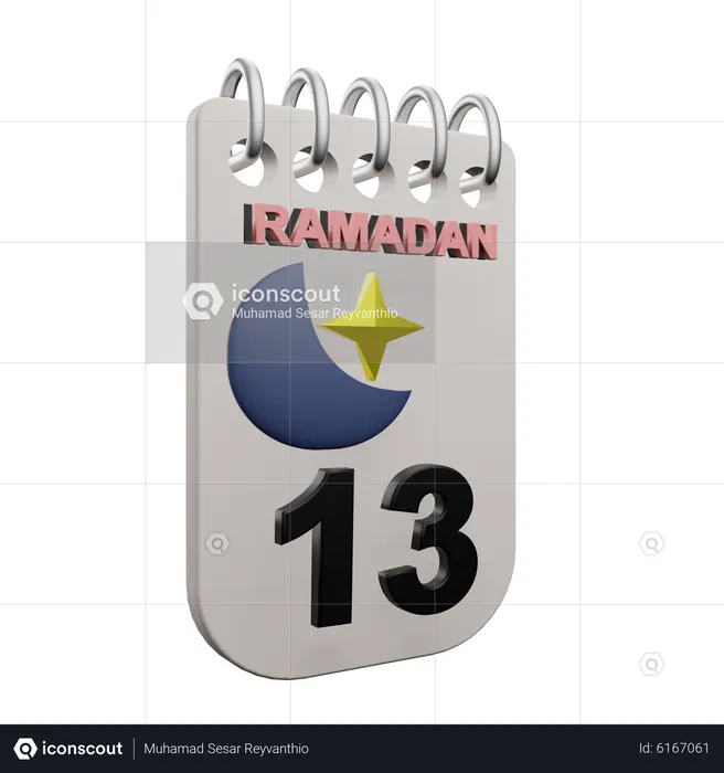 Ramadã dia 13  3D Icon