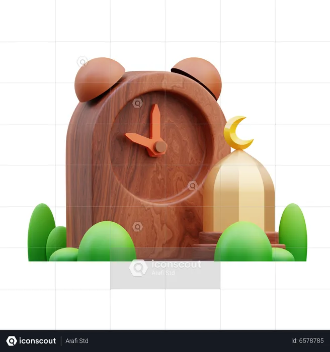 Ramadan Alarm  3D Icon