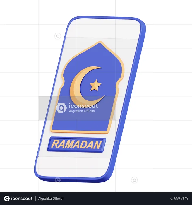 Ramadan App  3D Icon