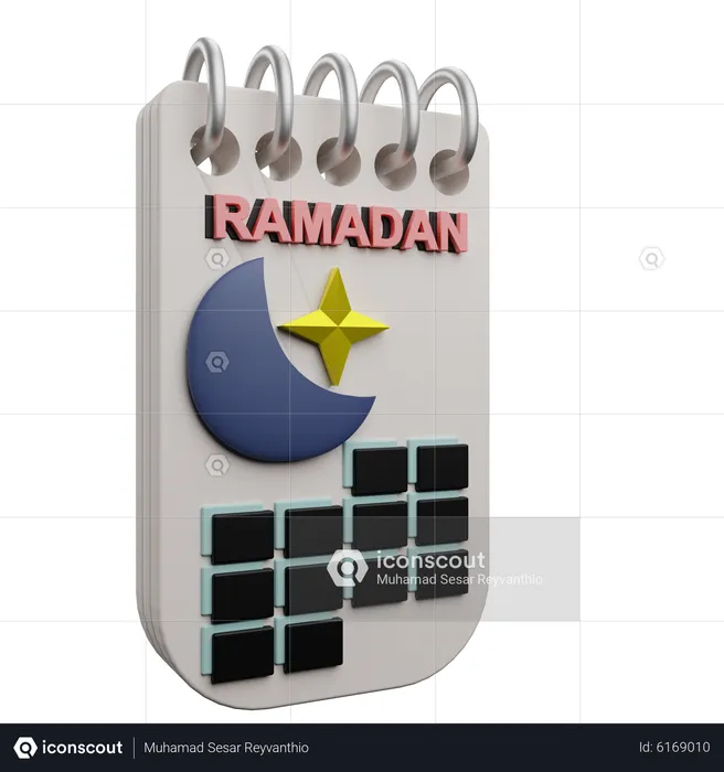 Ramadan Calender  3D Icon