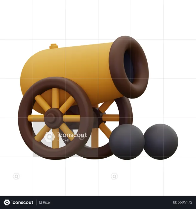 Ramadan Cannon  3D Icon