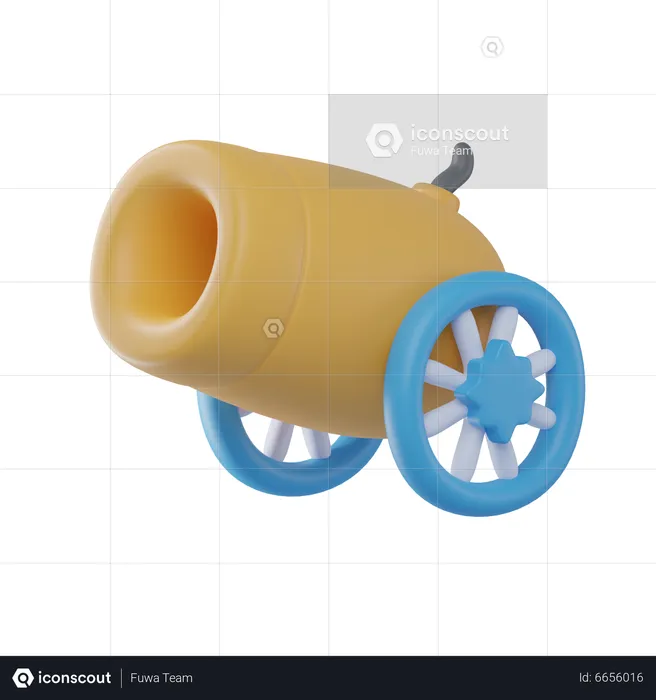 Ramadan Cannon  3D Icon