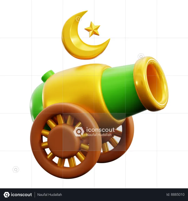Ramadan Canon  3D Icon