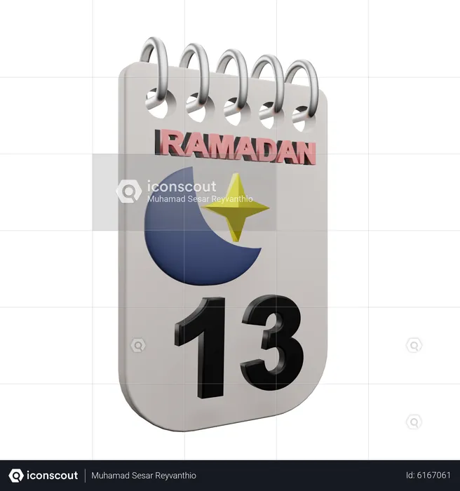 Ramadan Day 13  3D Icon