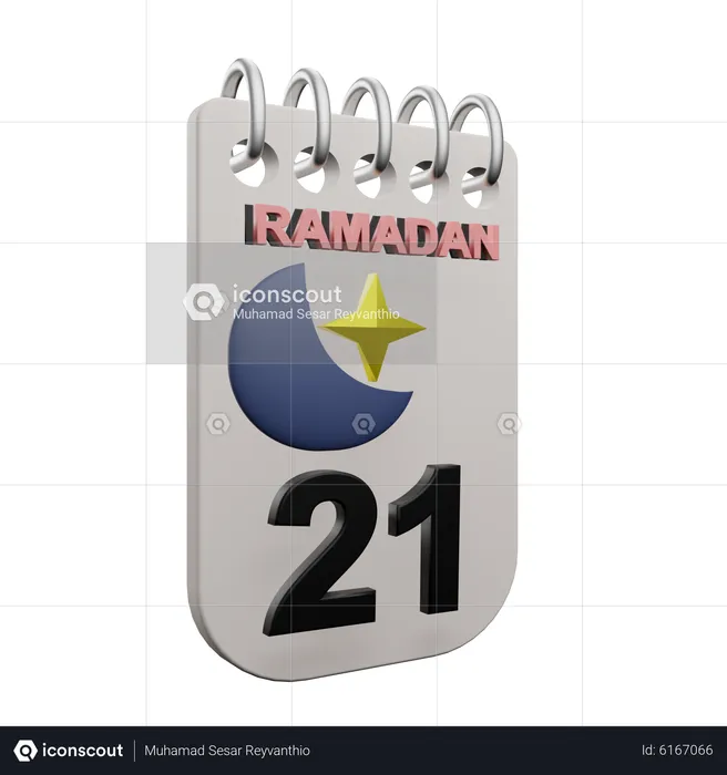Ramadan Day 21  3D Icon