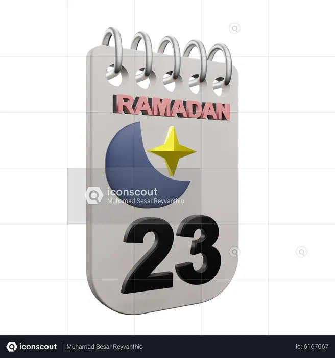 Ramadan Day 23  3D Icon