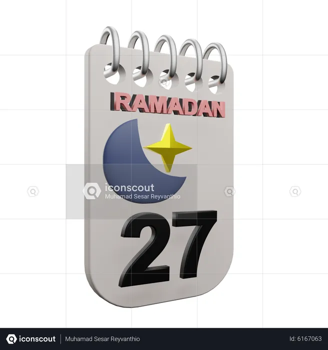 Ramadan Day 27  3D Icon